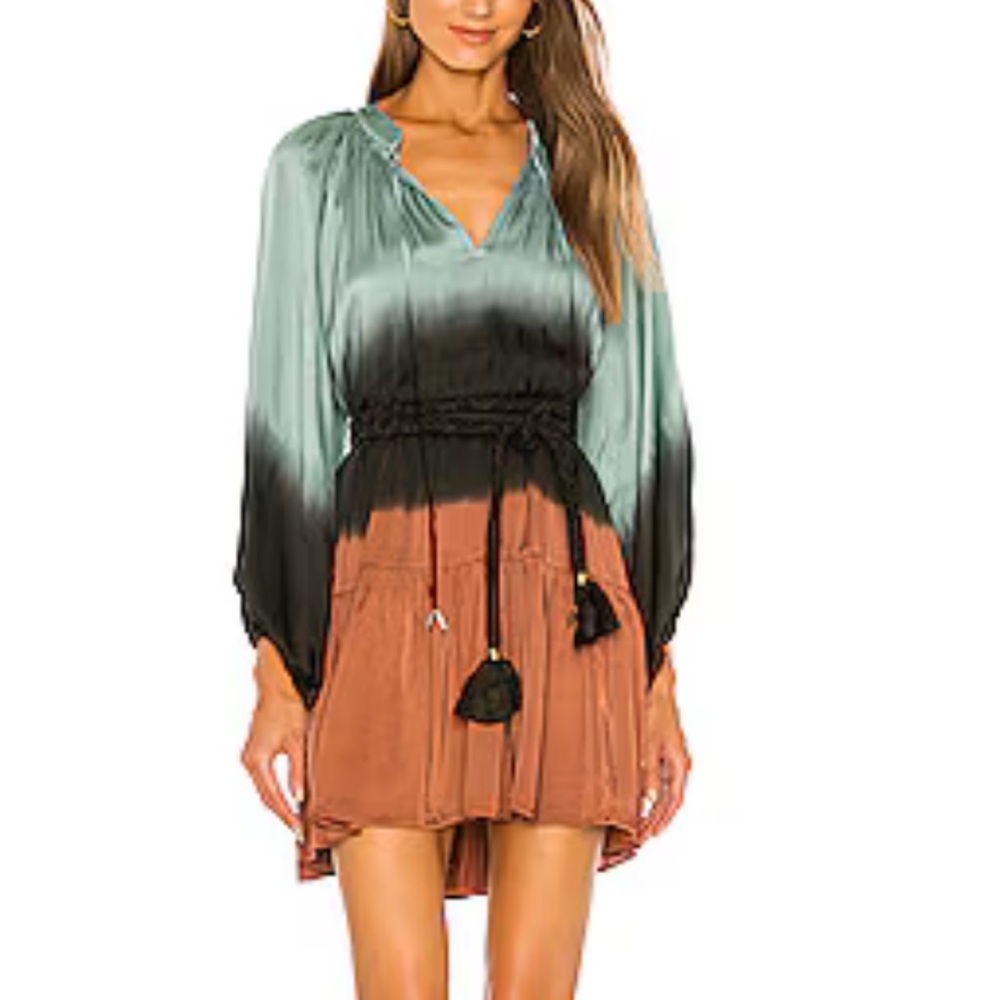 Karina Grimaldi Mia Mini Dress in Powder Ombre Sz Small